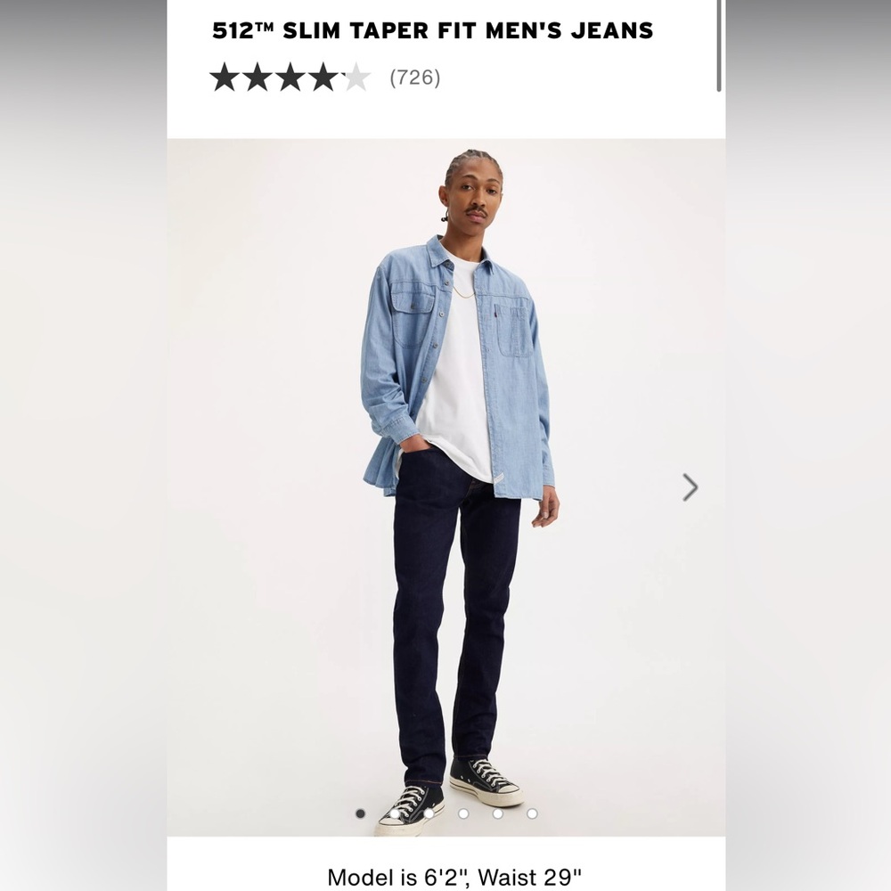 Levi's Men's 512 Slim Taper Fit Jeans